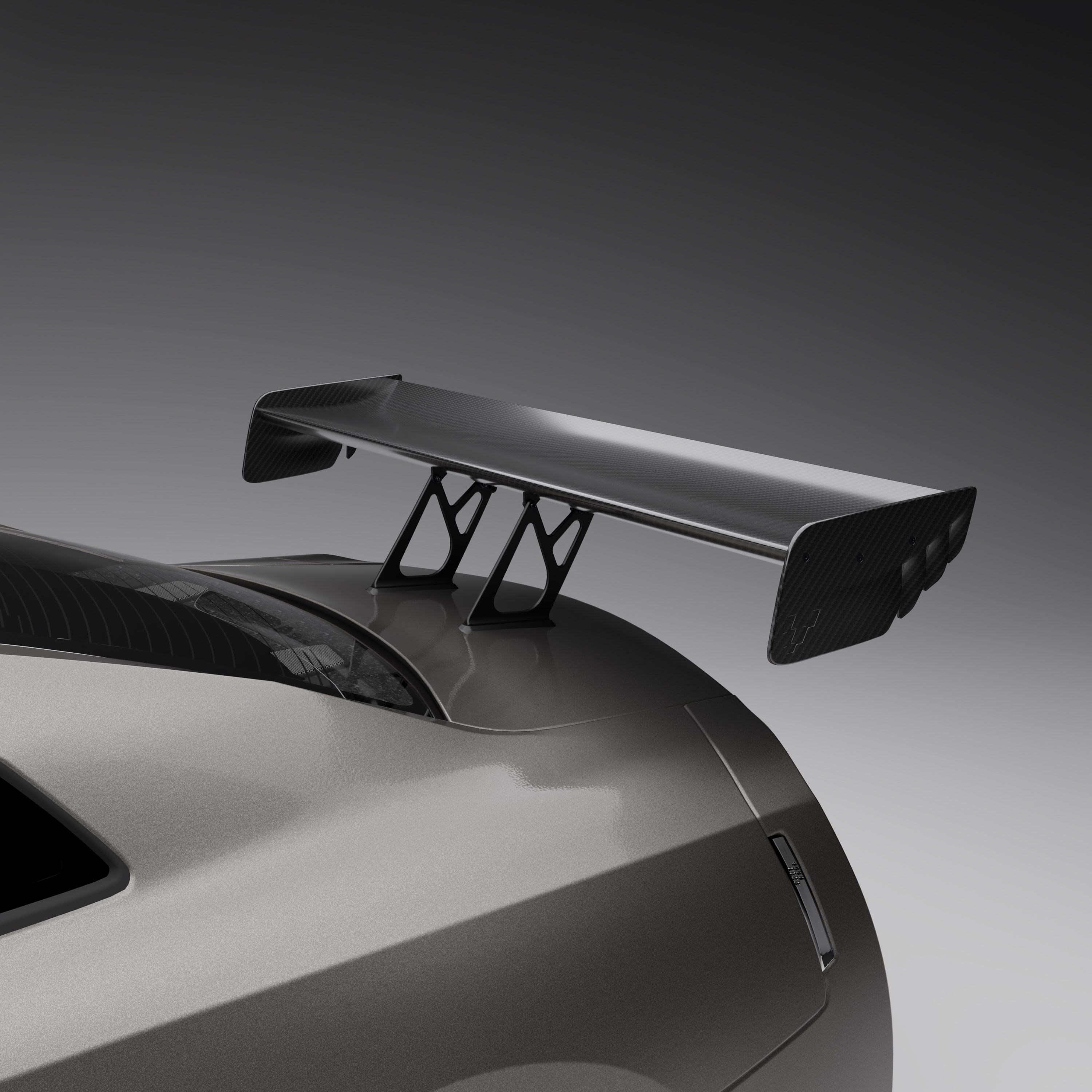 Nissan® GT-R Carbon fiber single element wing - Image 1