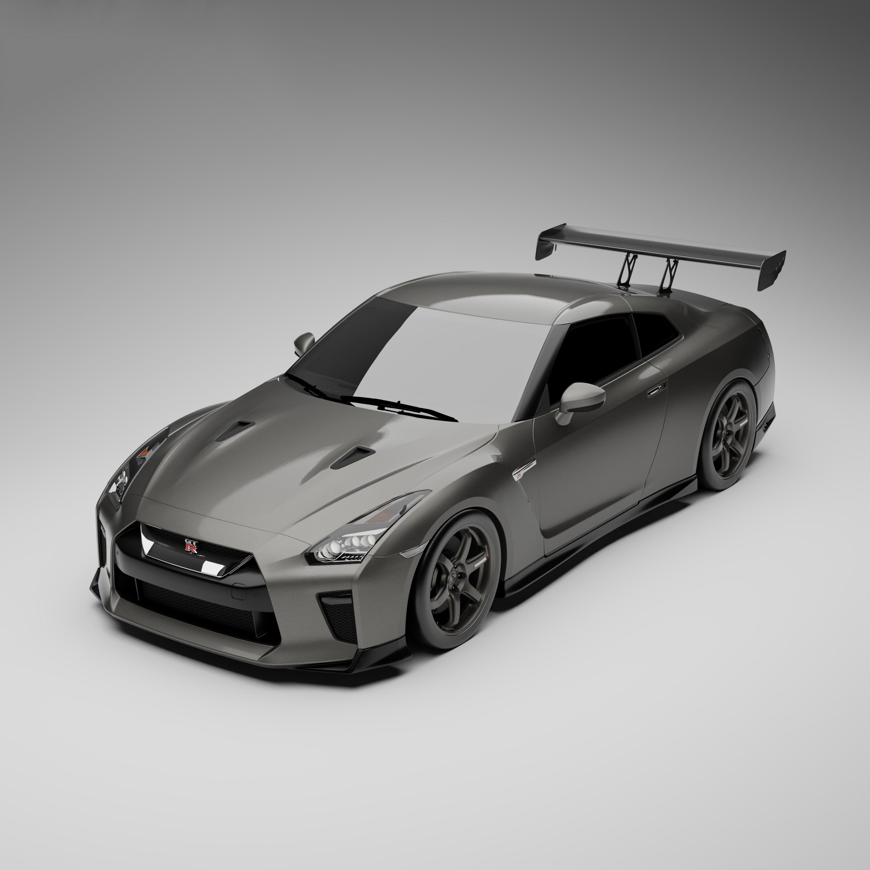 Nissan® GT-R Carbon fiber single element wing - Image 5