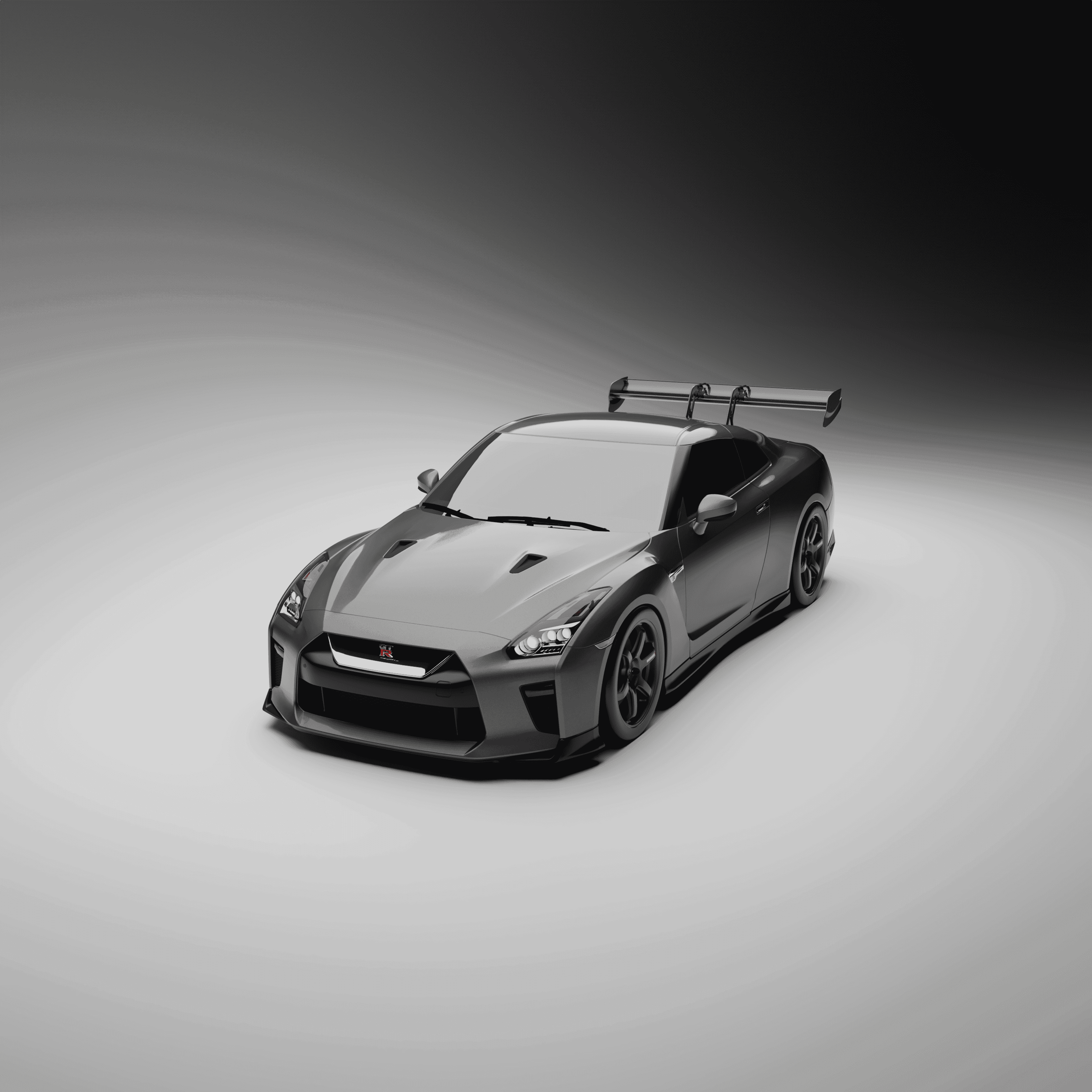 Nissan® GT-R Carbon fiber dual element wing with DRS - Image 6